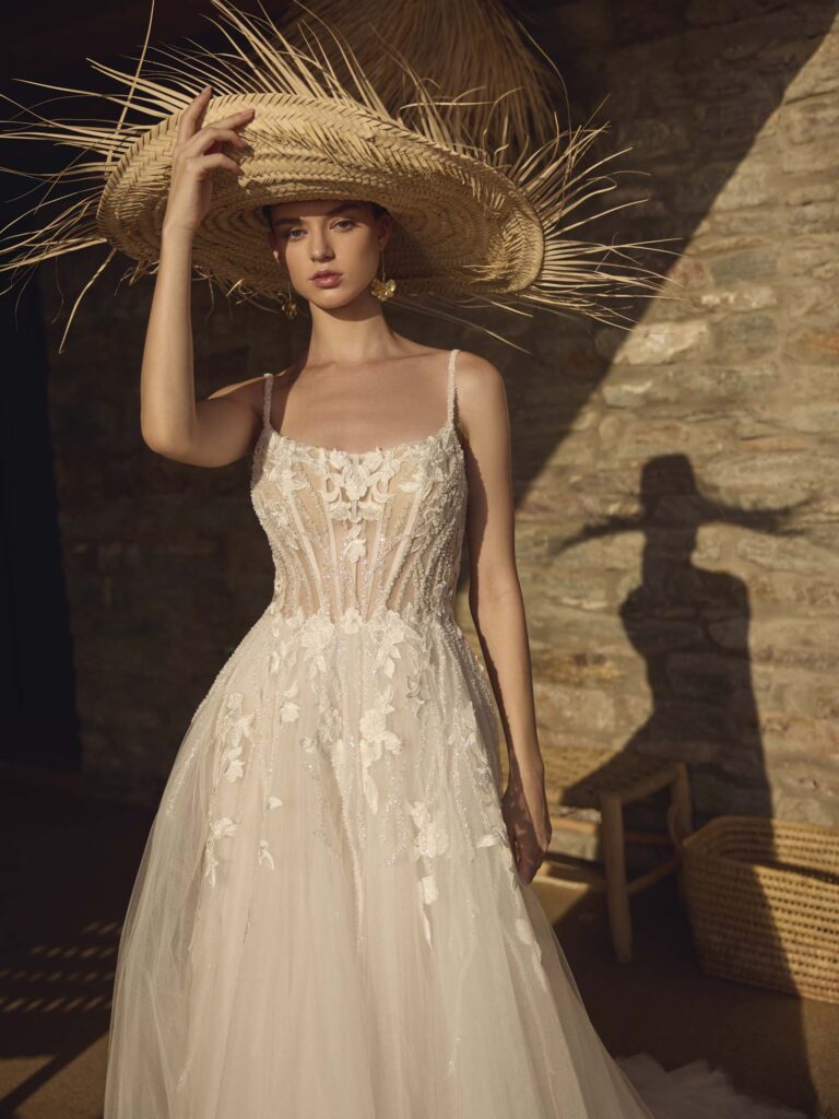 Das Brautkleid Henrike vom Hersteller Modeca, bei Ivory & Blush