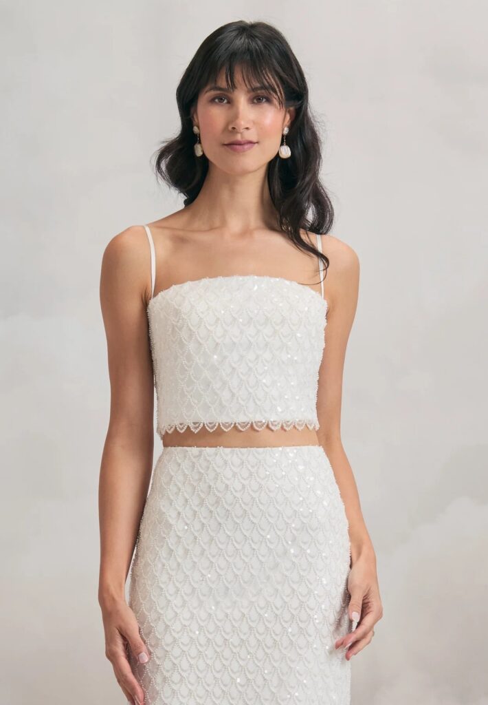Das Brautkleid Charlie Top vom Hersteller Catherine Deane, bei Ivory & Blush