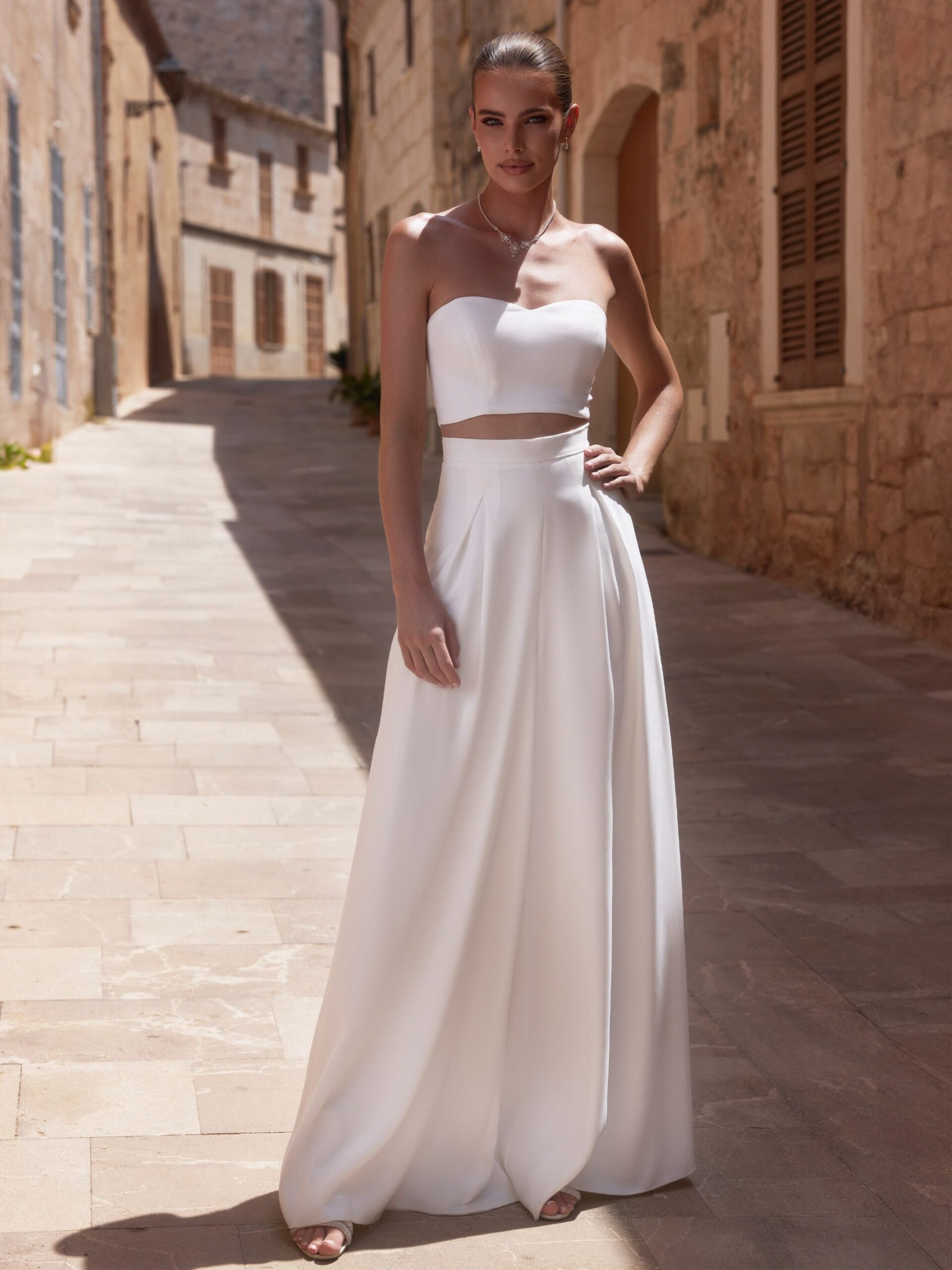 Das Brautkleid Corsage E469 vom Hersteller Bianco Evento, bei Ivory & Blush