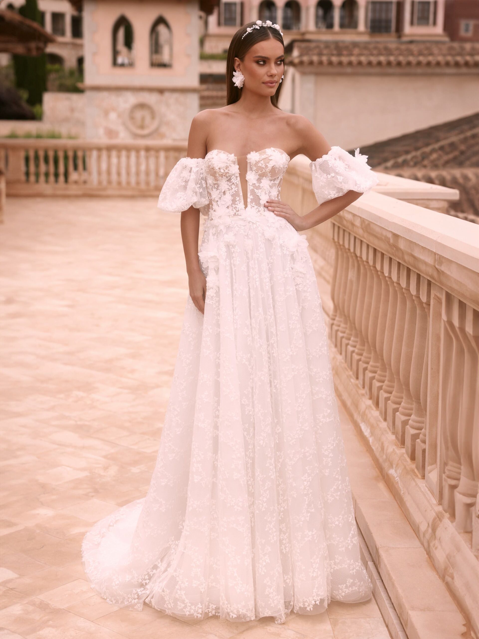 Das Brautkleid Cybele vom Hersteller Bianco Evento, bei Ivory & Blush