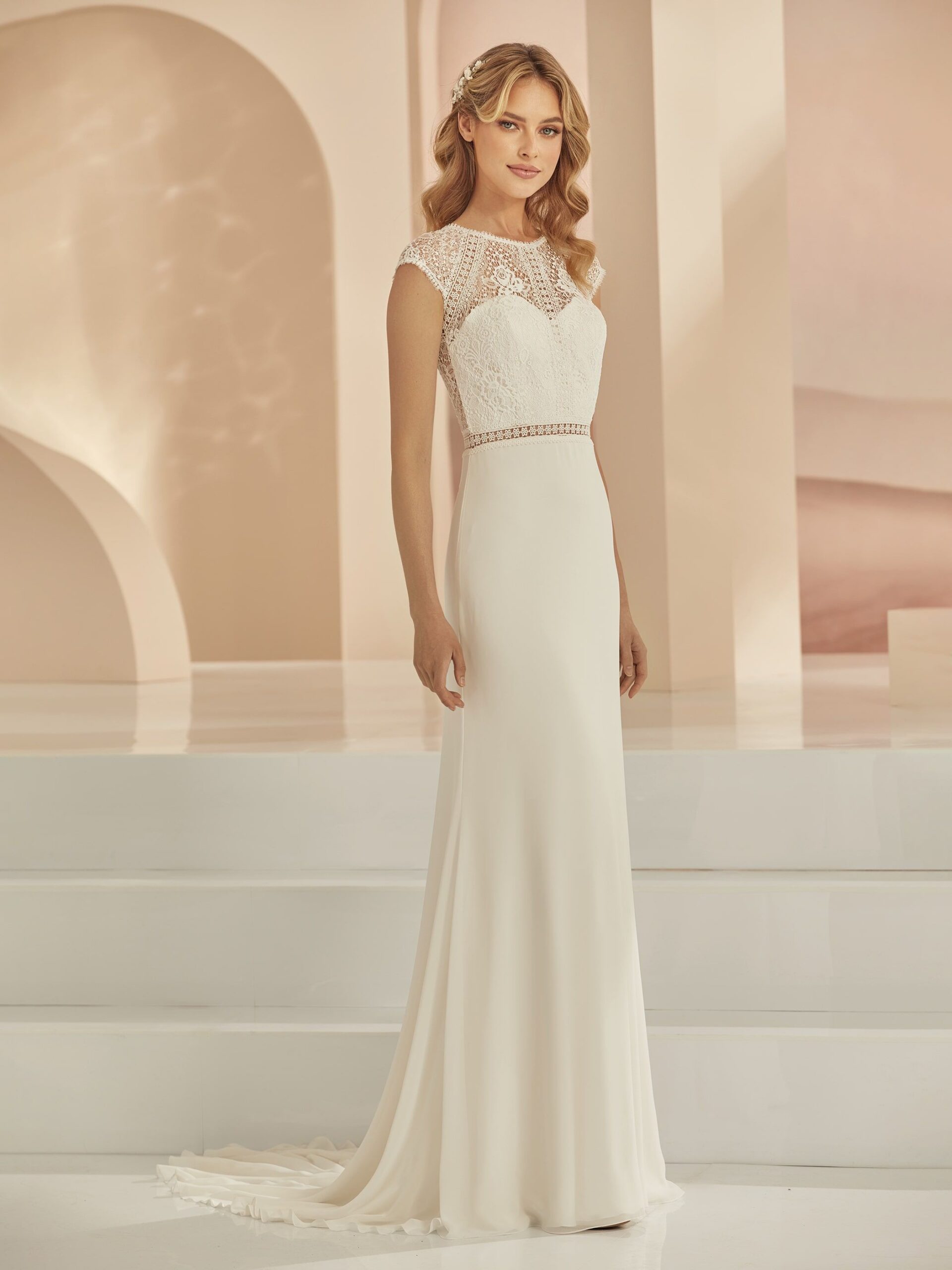 Das Brautkleid Denise vom Hersteller Bianco Evento, bei Ivory & Blush