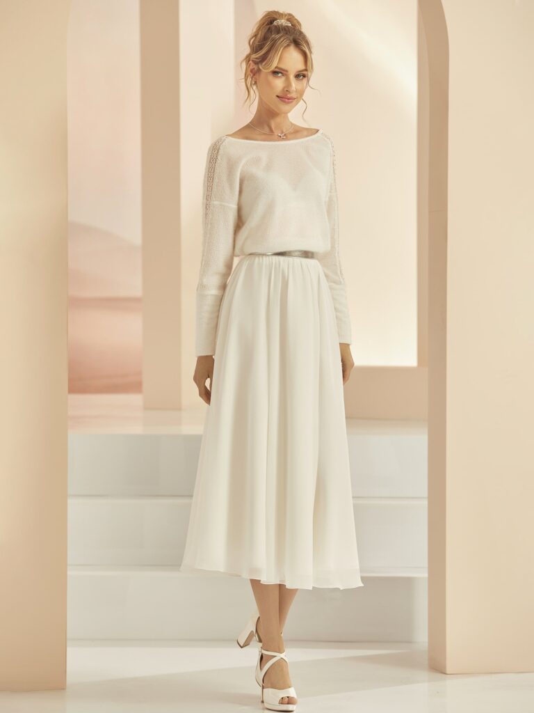 Das Brautkleid Rock Silva vom Hersteller Bianco Evento, bei Ivory & Blush
