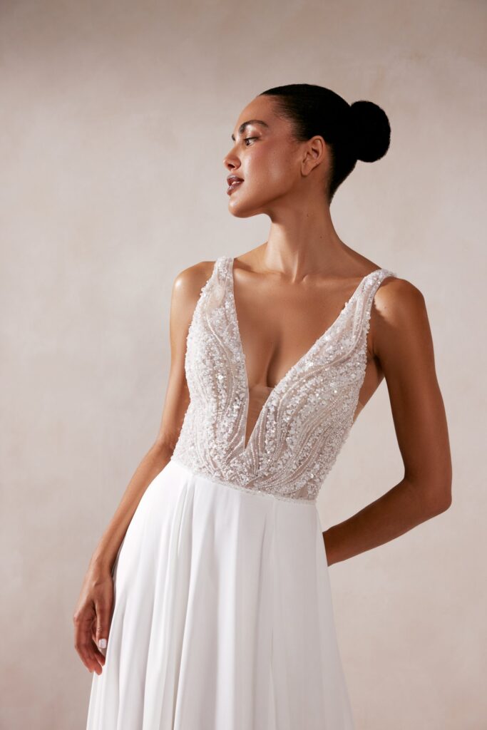 Das Brautkleid Solana vom Hersteller Justin Alexander - Adore, bei Ivory & Blush