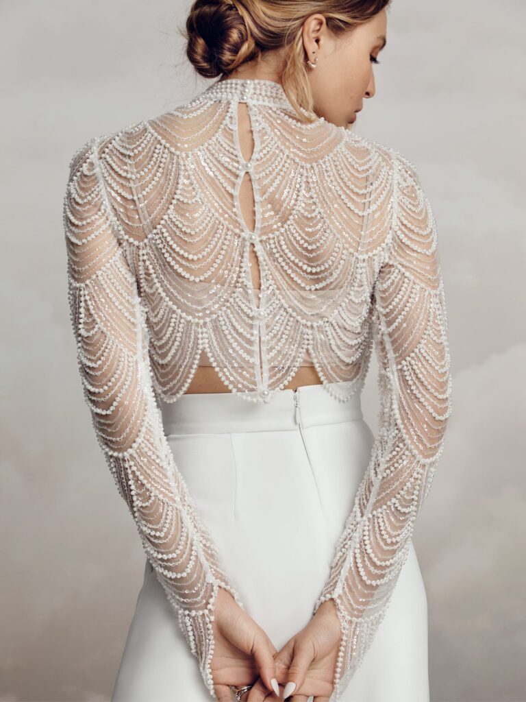 Brautkleid Anya Topper von Catherine Deane, Detailbild 3, bei Ivory & Blush