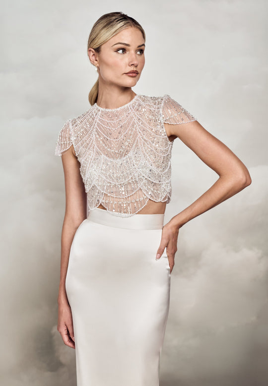 Brautkleid Dawn Top von Catherine Deane bei Ivory & Blush