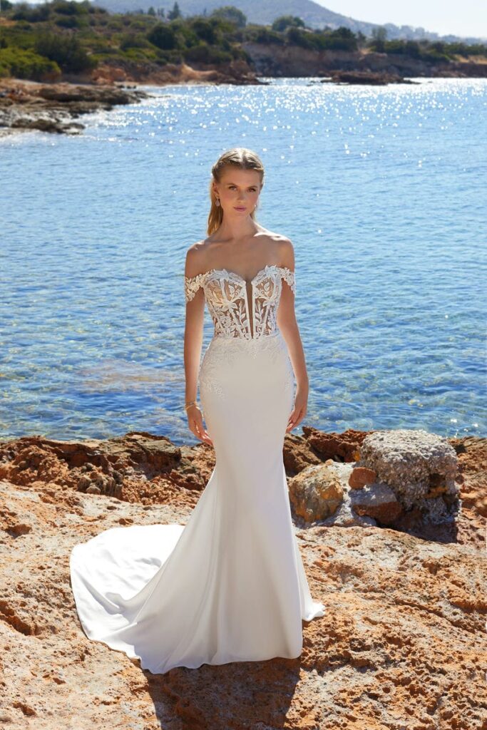 Brautkleid DR386 von Demetrios - Destination Romance bei Ivory & Blush