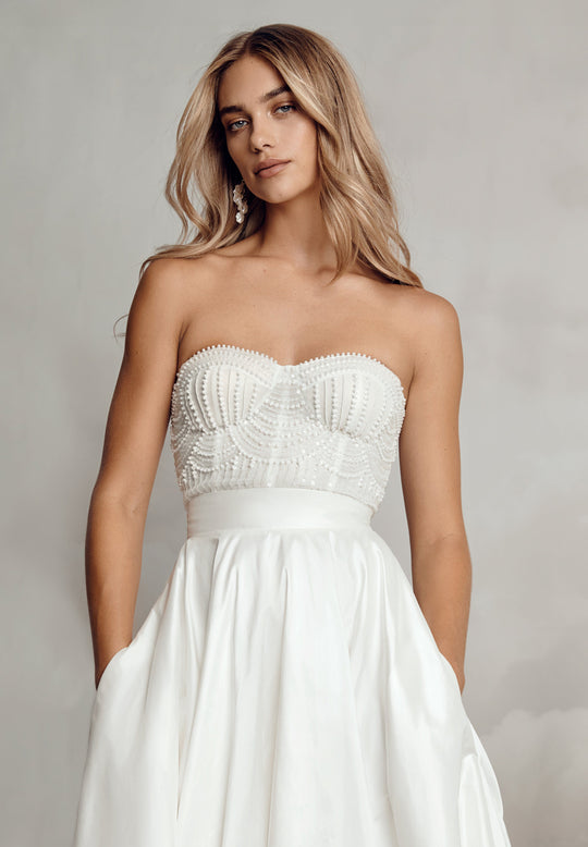 Brautkleid Ophelia Bodice von Catherine Deane bei Ivory & Blush